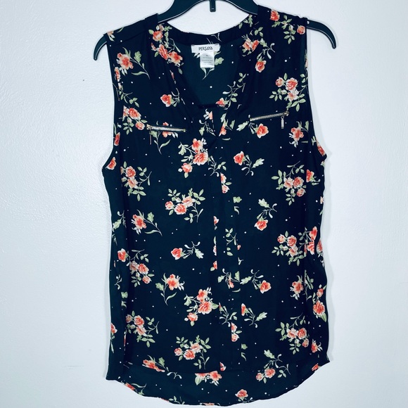 Women’s “Persaya” Floral Sleeveless Top - Picture 1 of 3